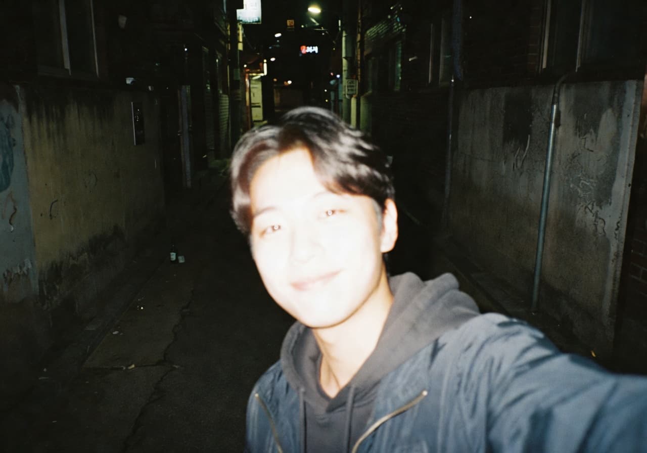 일회용 필름 카메라 셀카